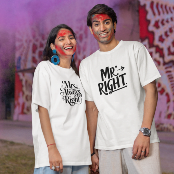 Mr. & Mrs. Right Tee