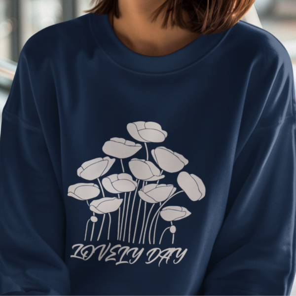 Floral Puppy Sweatshirt