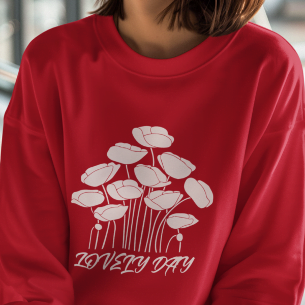 Floral Puppy Sweatshirt