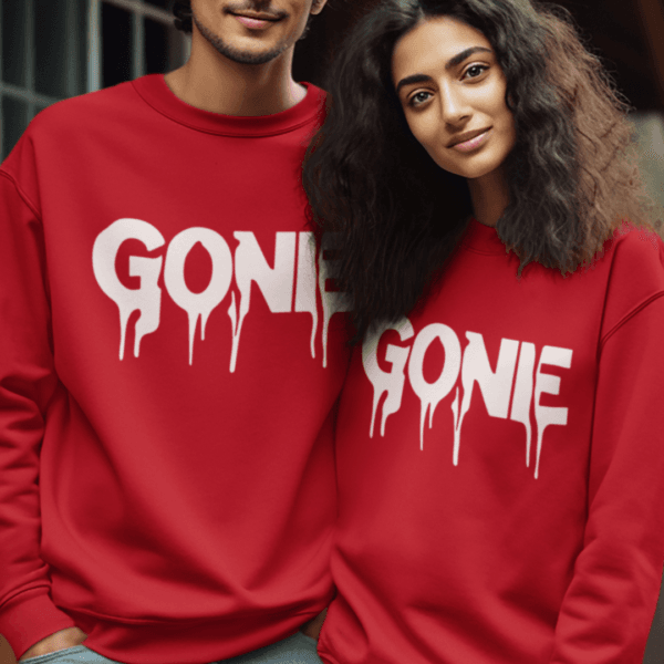 Motivational Typography Couple Sweatshirt